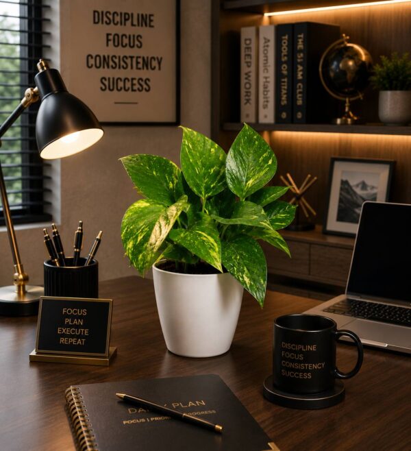 Combo-Lucky bamboo/money plant