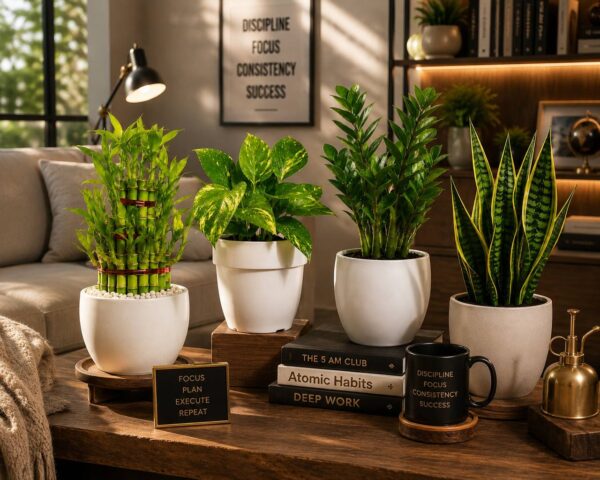 COMNO-Bamboo/money plant/zz plant/snake plant