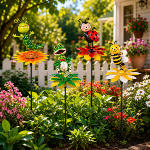 Animal & Insect Garden Stake Decor
Set