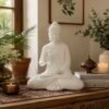 White Meditating Buddha
Home & Garden Statue