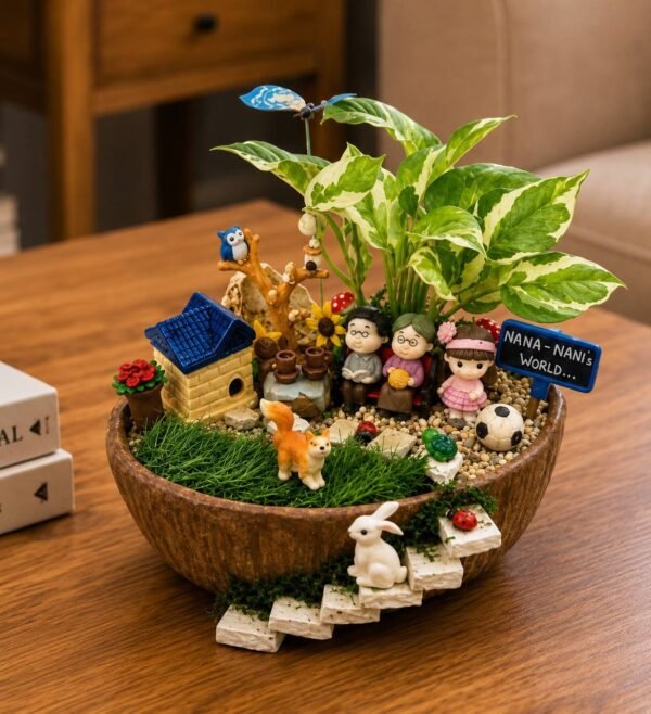 Grandparents Theme Tray Garden